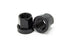 Complete view of the Theory alloy axle nuts in black
