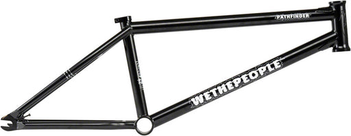 Side view of the Wethepeople Pathfinder frame in black, BMX frame, wethepeople frame, bmx street frame