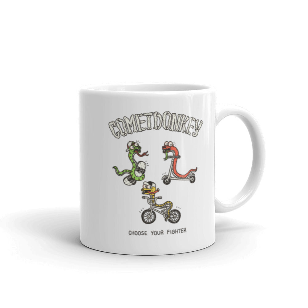 Snake fighters 110z coffee mug